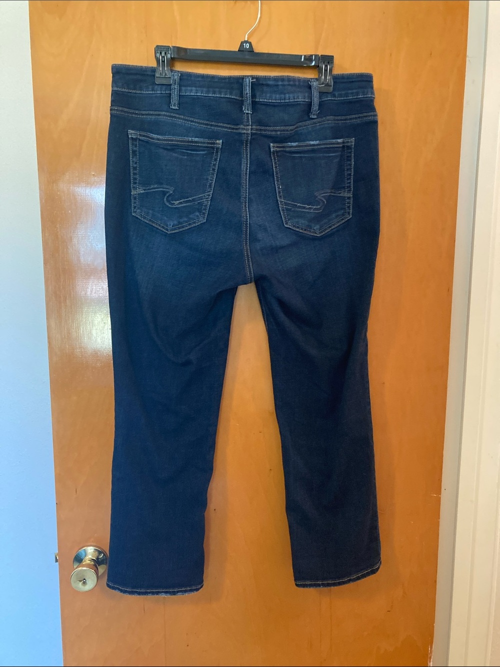 Silver Jeans suki capri Dark Indigo Women size 14w - Picture 2 of 9